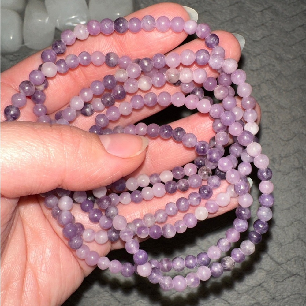 Calming Lepidolite Bracelets